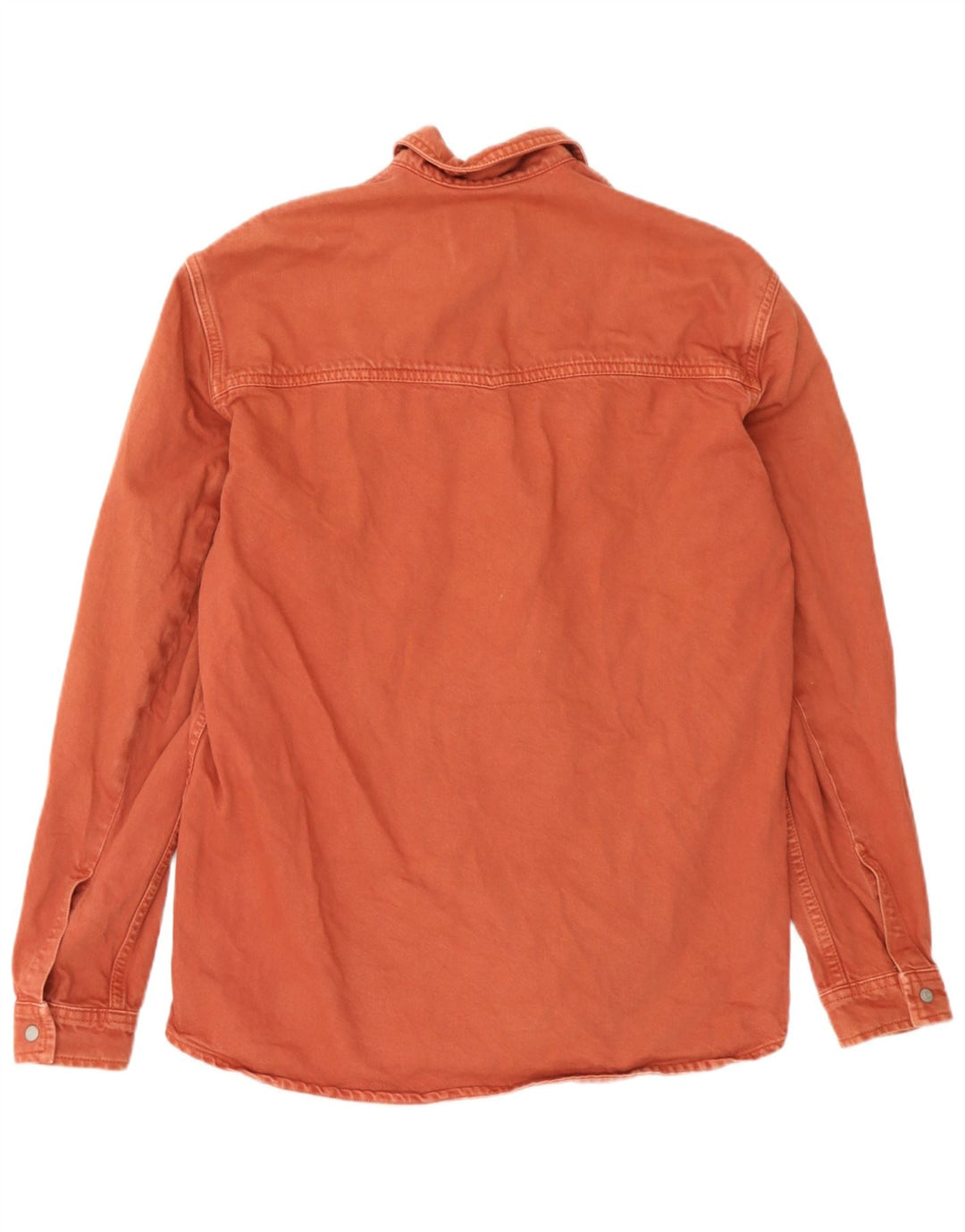 Мужская джинсовая рубашка Jack & Jones, маленькая коричневая, хлопок