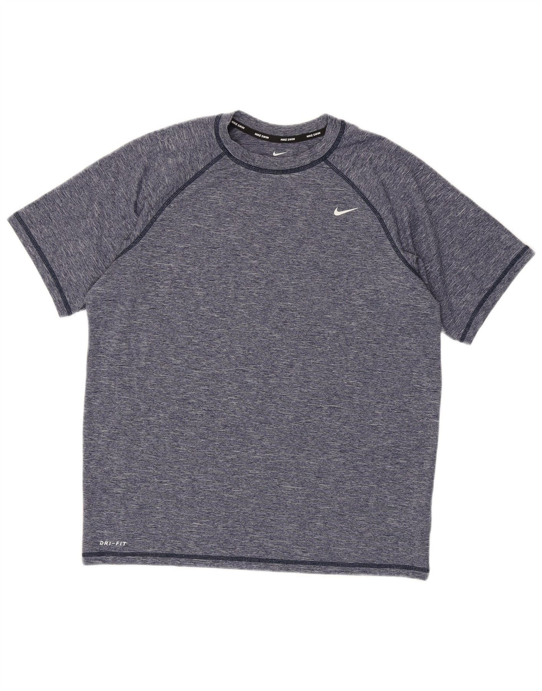 Мужская футболка Nike Dri Fit, большой темно-синий полиэстер с крапинками