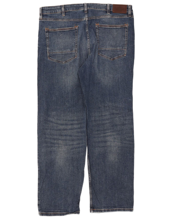 Мужские прямые джинсы Marks & Spencer W38 L31 синие, хлопок