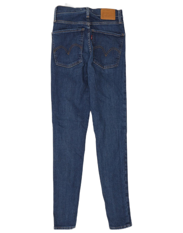 Женские джинсы суперскинни Levi's Mile High W25 L28, синий хлопок