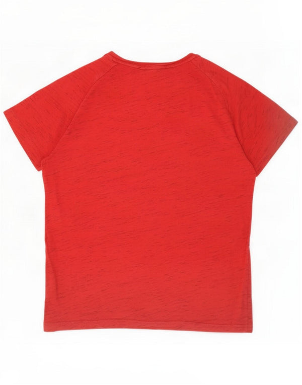 Мужская футболка Puma Top XL из красного хлопка с крапинками