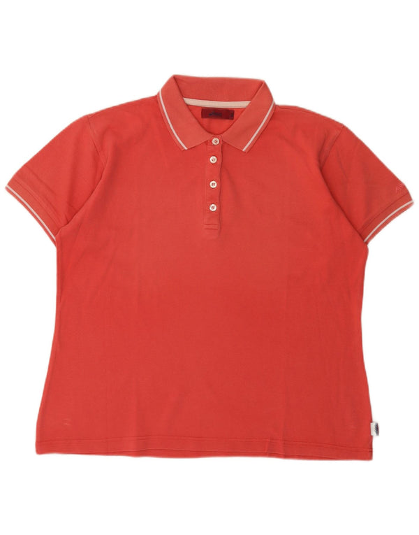 Женская рубашка поло Asics UK 18 XL, розовый хлопок