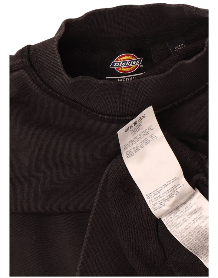 Женский укороченный свитшот с рисунком оверсайз Dickies, Великобритания 14, средний черный