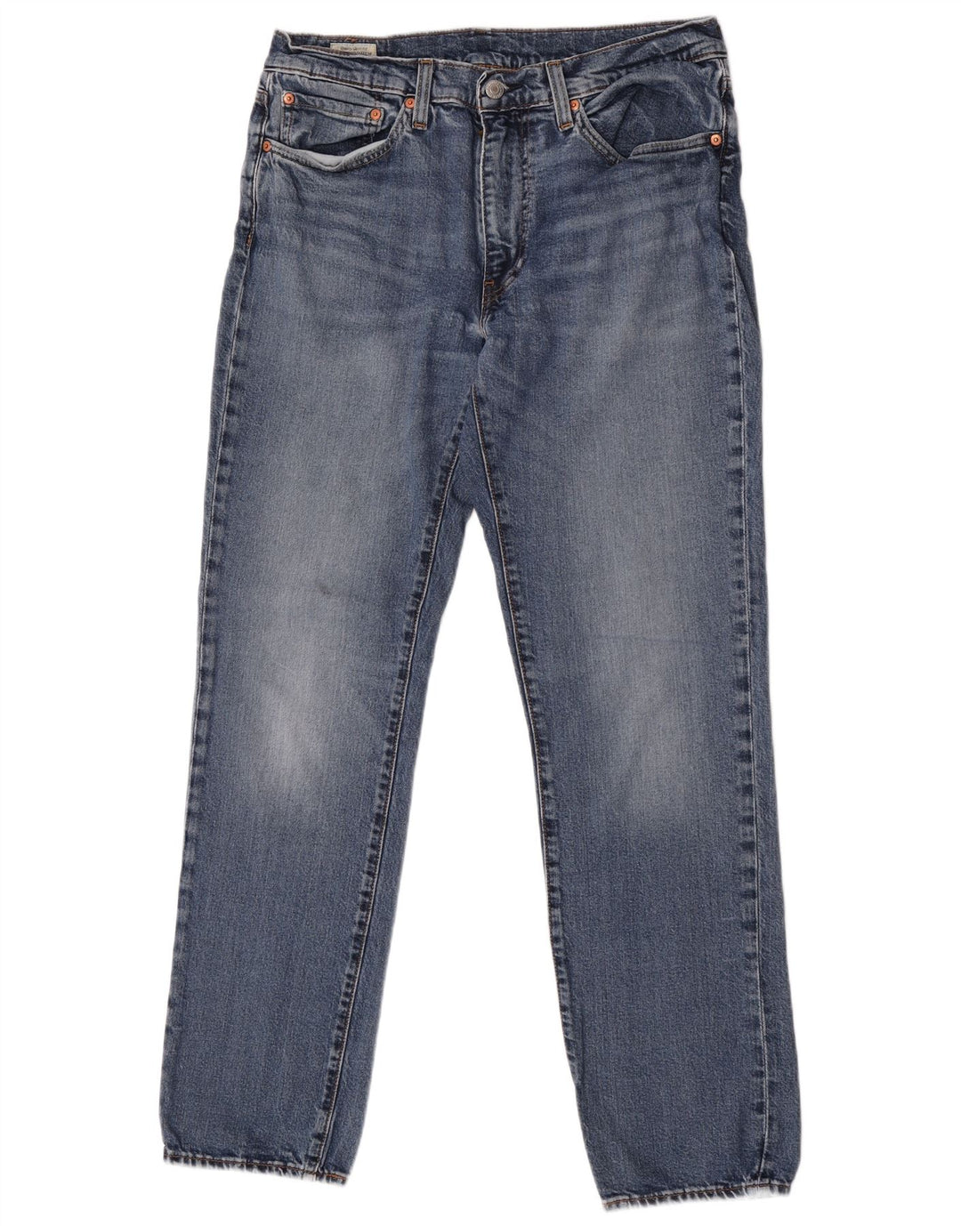 Мужские узкие джинсы Levi's W34 L34 синие, хлопок