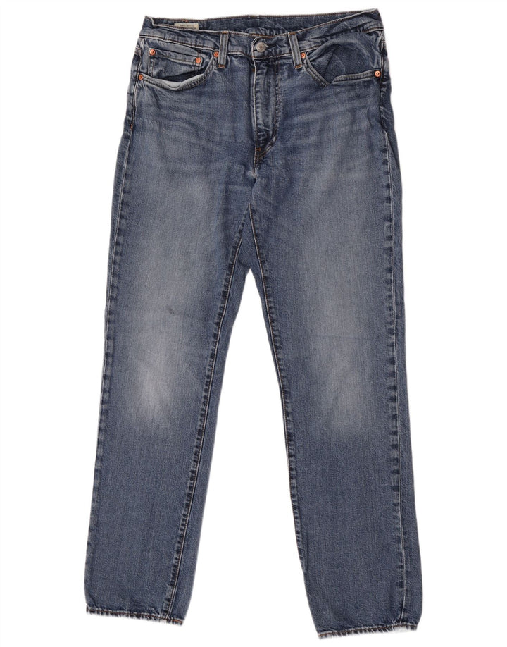 Мужские узкие джинсы Levi's W34 L34 синие, хлопок