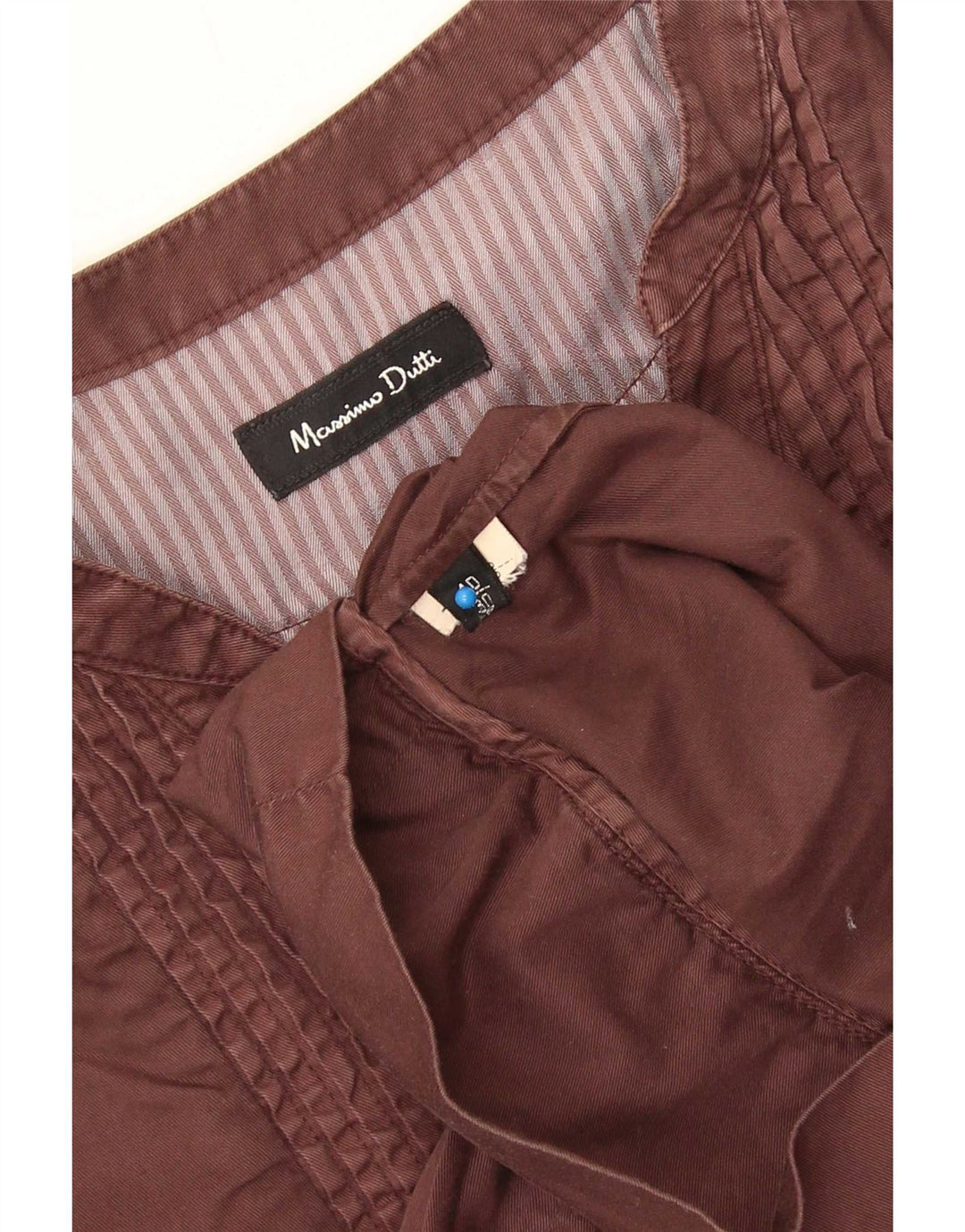 Massimo Dutti Женское платье прямого кроя с рукавом 3/4 EU 40 Средне-коричневый