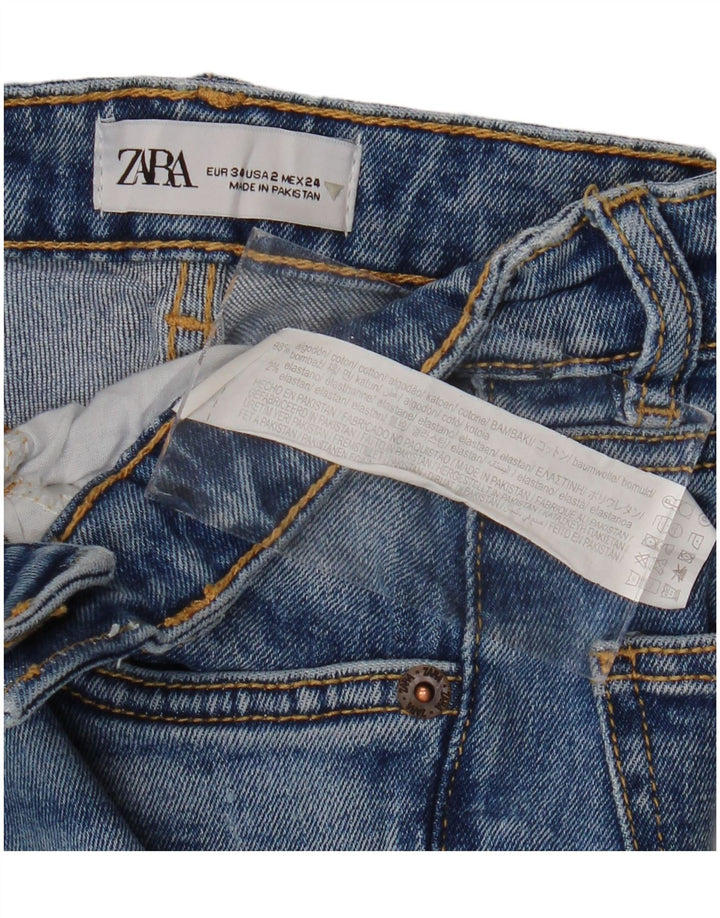 Женские джинсы Bootcut Zara EU 34 2XS W24 L25 синие, хлопок