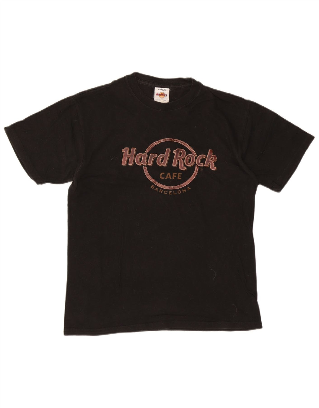 Мужская футболка HARD ROCK CAFE с рисунком Барселона, средний черный