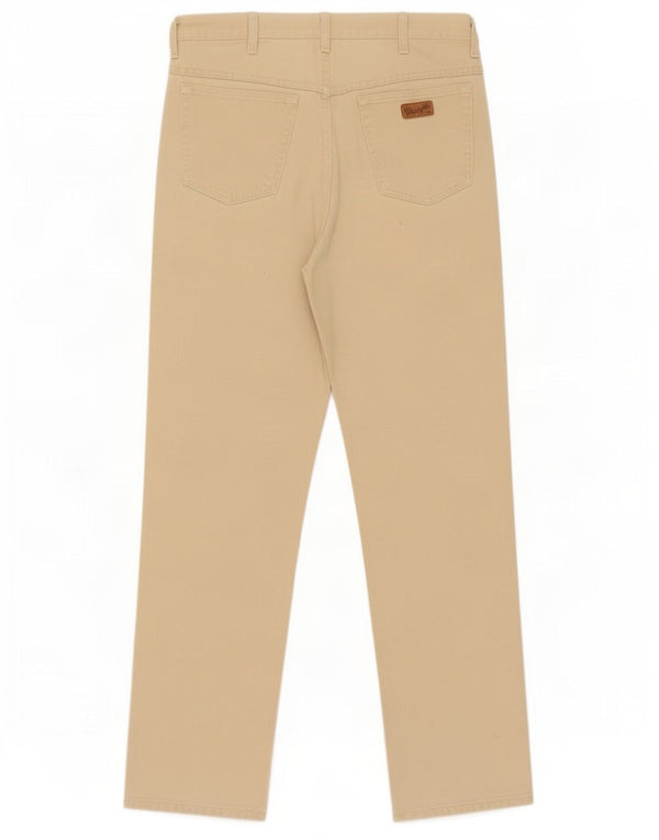 Мужские прямые повседневные брюки Wrangler Ohio W36 L34, бежевый хлопок