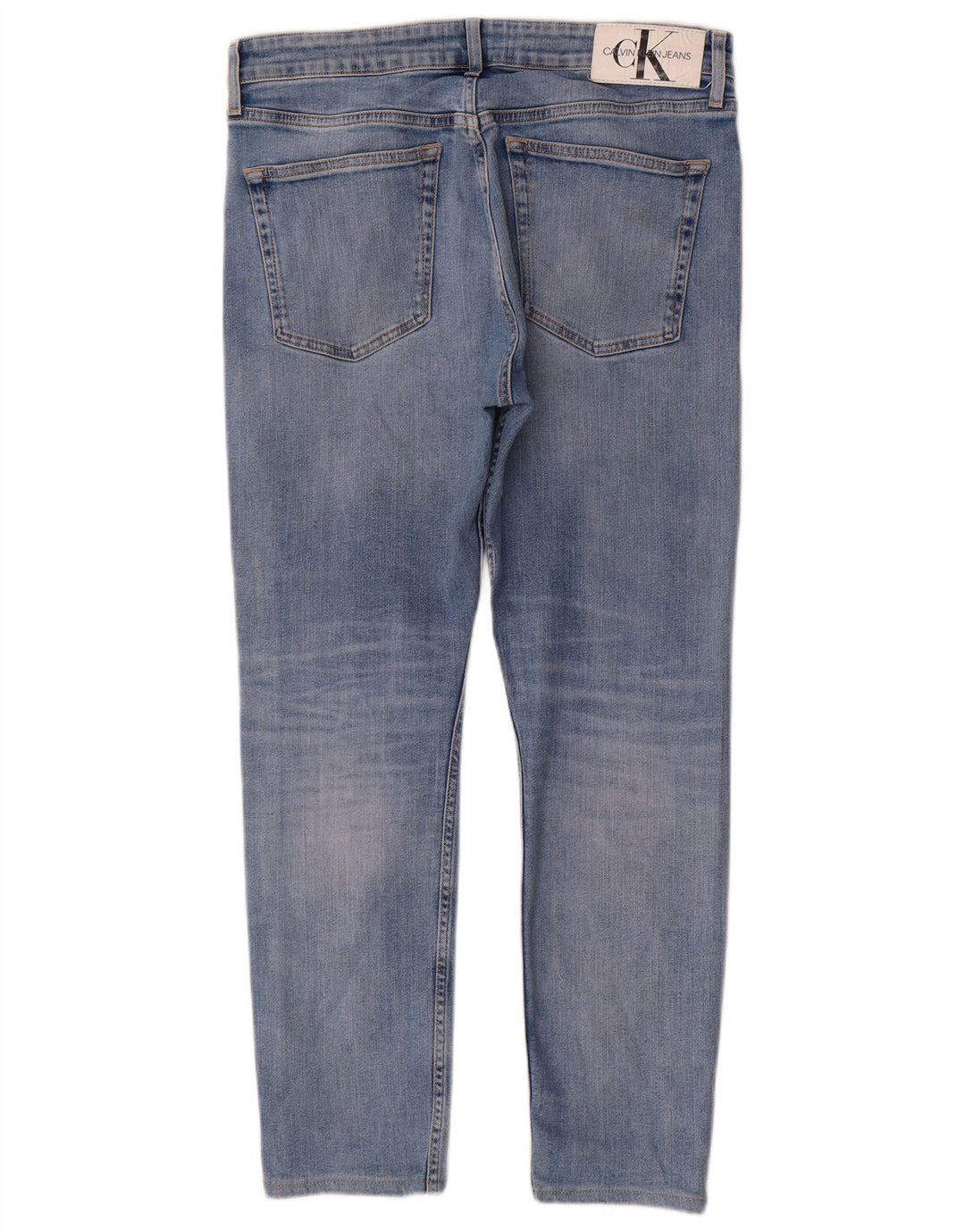 Мужские узкие джинсы Calvin Klein W32 L30, синий хлопок