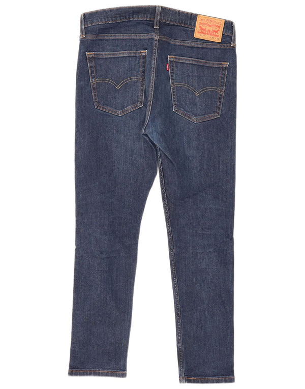 Мужские зауженные джинсы Levi's 512 W36 L32 Темно-синие, хлопок