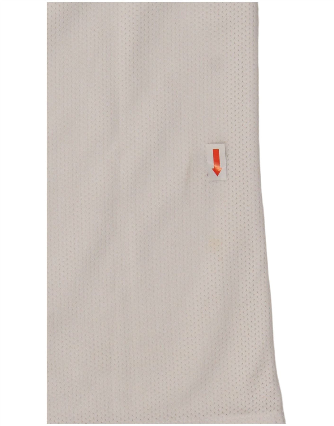 NIKE Mens Dri Fit Graphic T-Shirt Top Small White Striped Polyester