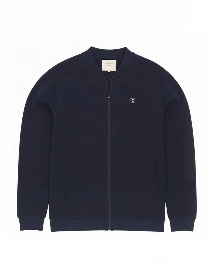 Мужской спортивный костюм Jack & Jones Core, верхняя куртка, средний темно-синий полиэстер