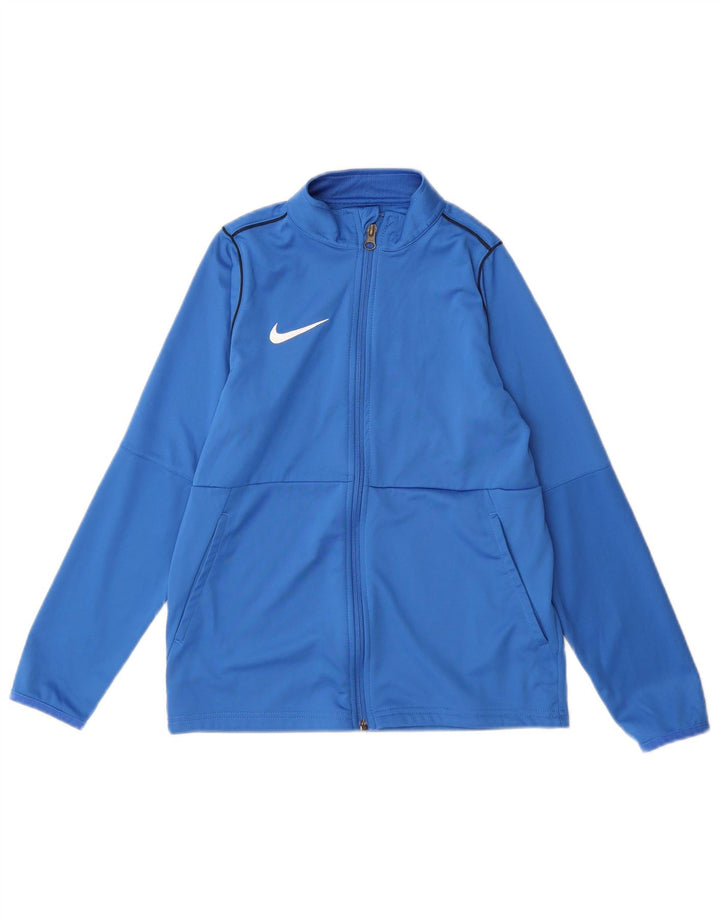 Спортивный костюм Nike для мальчиков Dri Fit, верхняя куртка, 10–11 лет, средний синий полиэстер