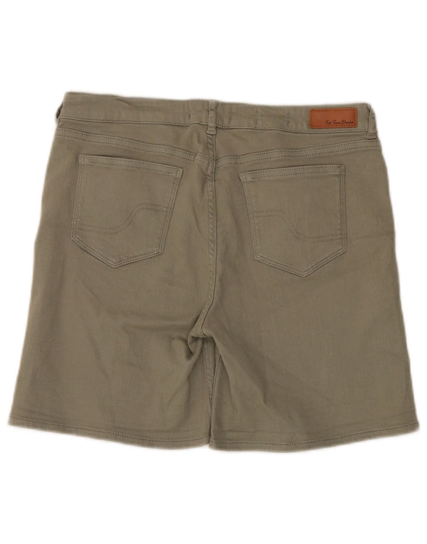 Женские джинсовые шорты Fat Face UK 12, средний W32, хлопок цвета хаки