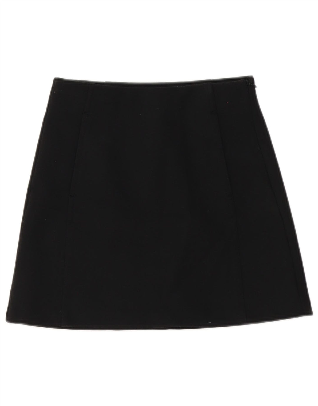 Женская мини-юбка Zara XS W24, черный полиэстер