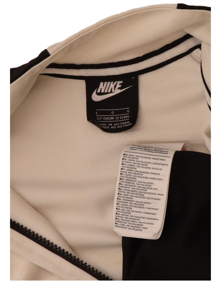 Джемпер Nike Air Sweatshirt для мальчиков 12–13 лет, большой белый с цветными блоками