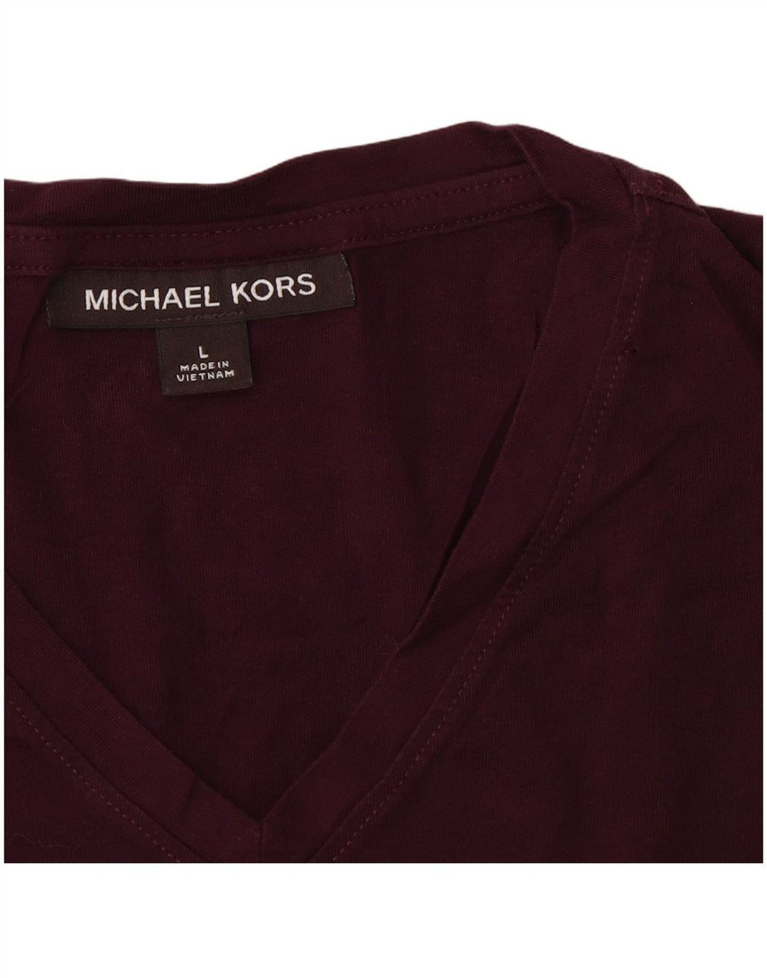 Мужская футболка MICHAEL KORS, большая, бордовая