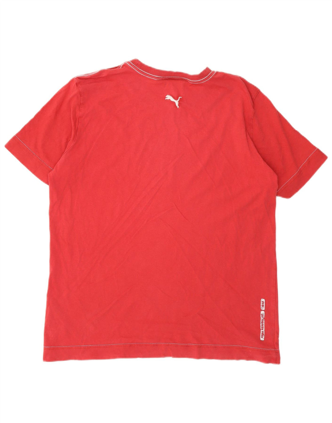 Мужская футболка с рисунком Puma, средний красный