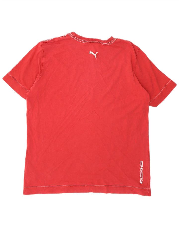 Мужская футболка с рисунком Puma, средний красный