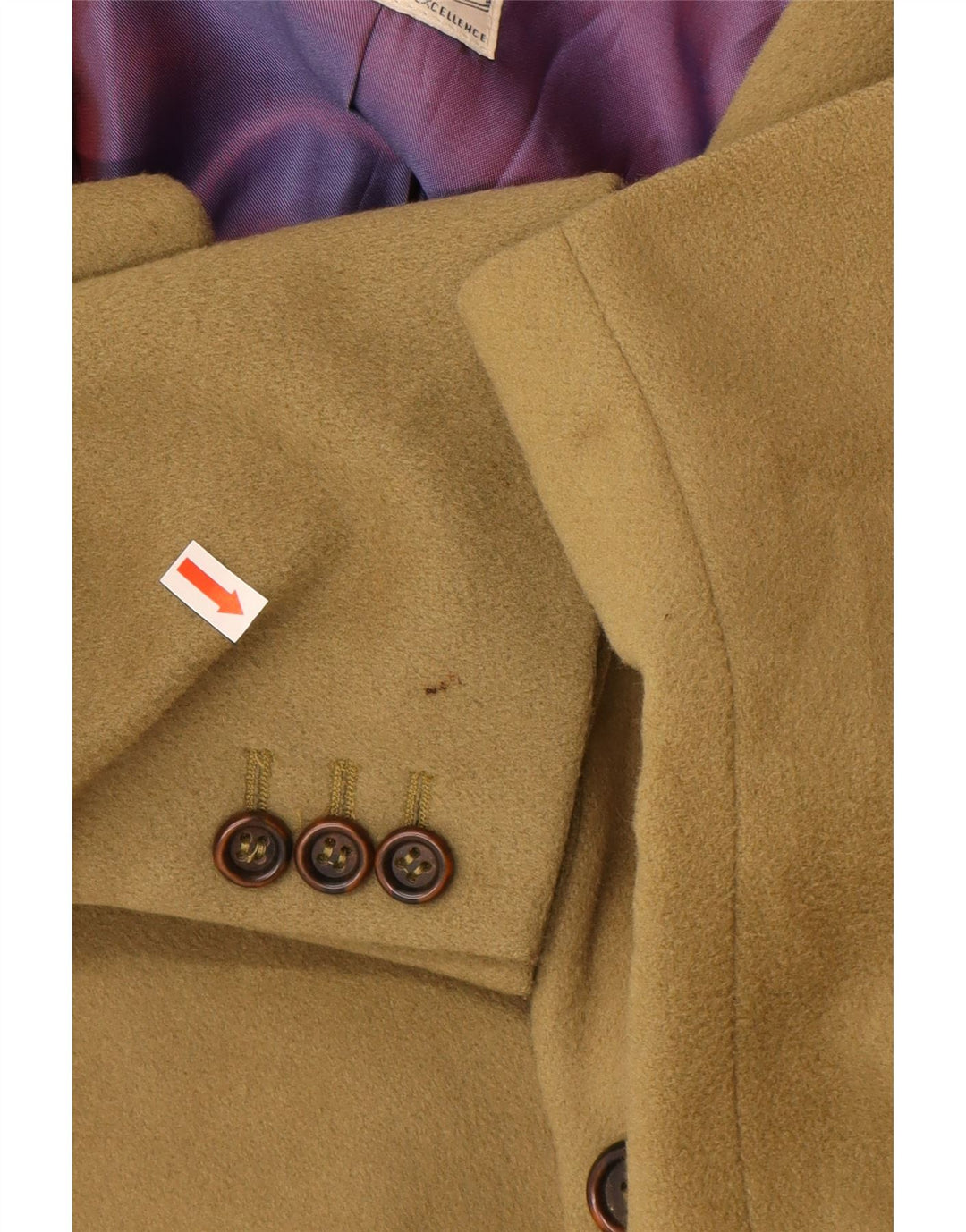 Мужской пиджак на 2 пуговицах HUGO BOSS EU 52 XL, бежевый, шерстяной