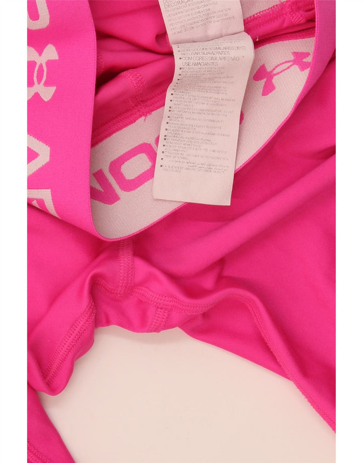 Женские леггинсы с рисунком Under Armour UK 8, маленькие розовые, полиамид