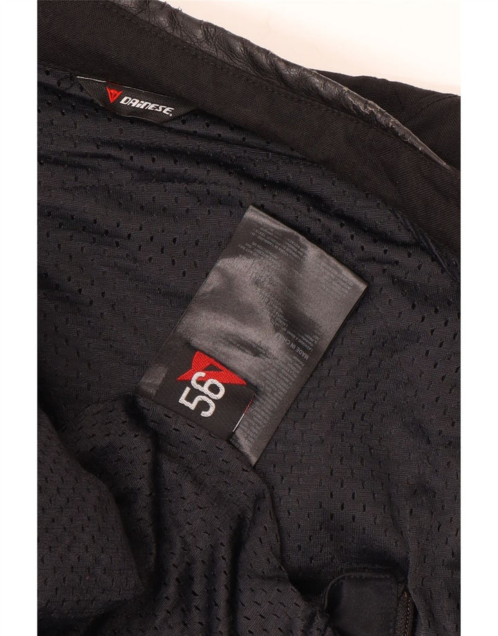Мужская гоночная куртка DAINESE с графическим рисунком EU 56 XL, черный нейлон