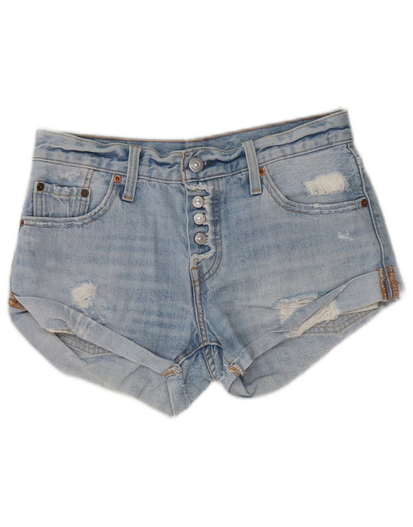 Женские джинсовые шорты Levi's с потертостями W24 XS, синие, хлопок
