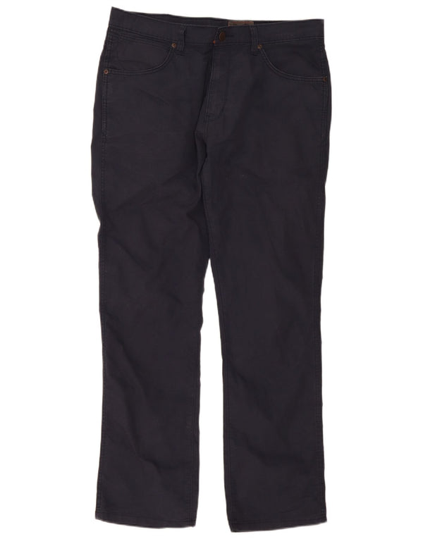 Мужские прямые повседневные брюки Wrangler Arizona Stretch W36 L32 темно-синие