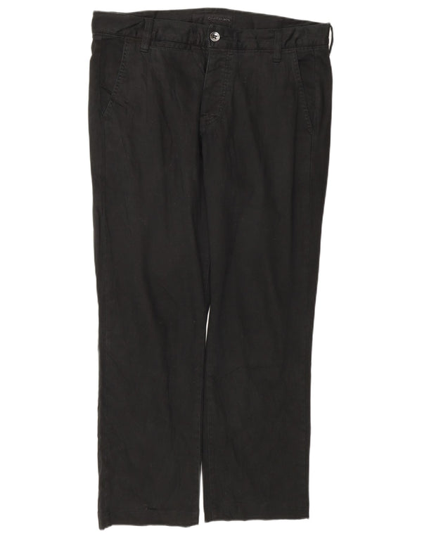 Женские прямые брюки чинос Calvin Klein W32 L26 черные