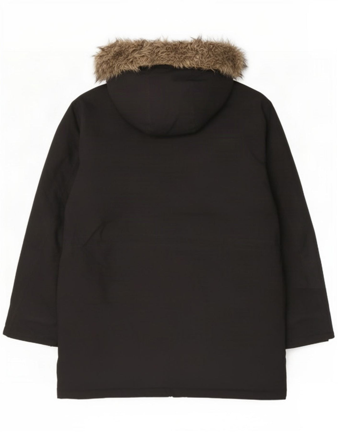 Мужская парка Jack & Jones с капюшоном UK 44 2XL, черный полиэстер