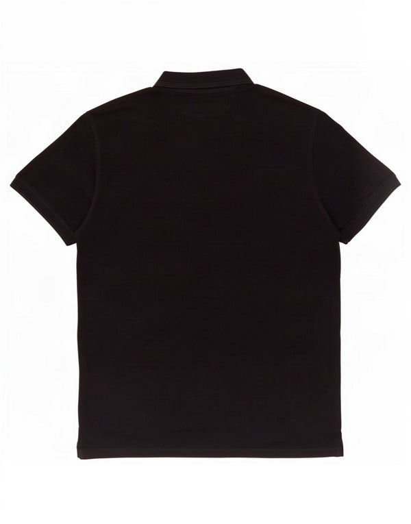 Мужская рубашка-поло Massimo Dutti XL, черный хлопок