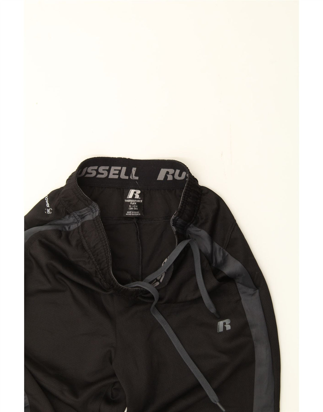 RUSSELL ATHLETIC Mens Tracksuit Trousers Small  Black Colourblock Vintage Russell Athletic and Second-Hand Russell Athletic from Messina Hembry 
