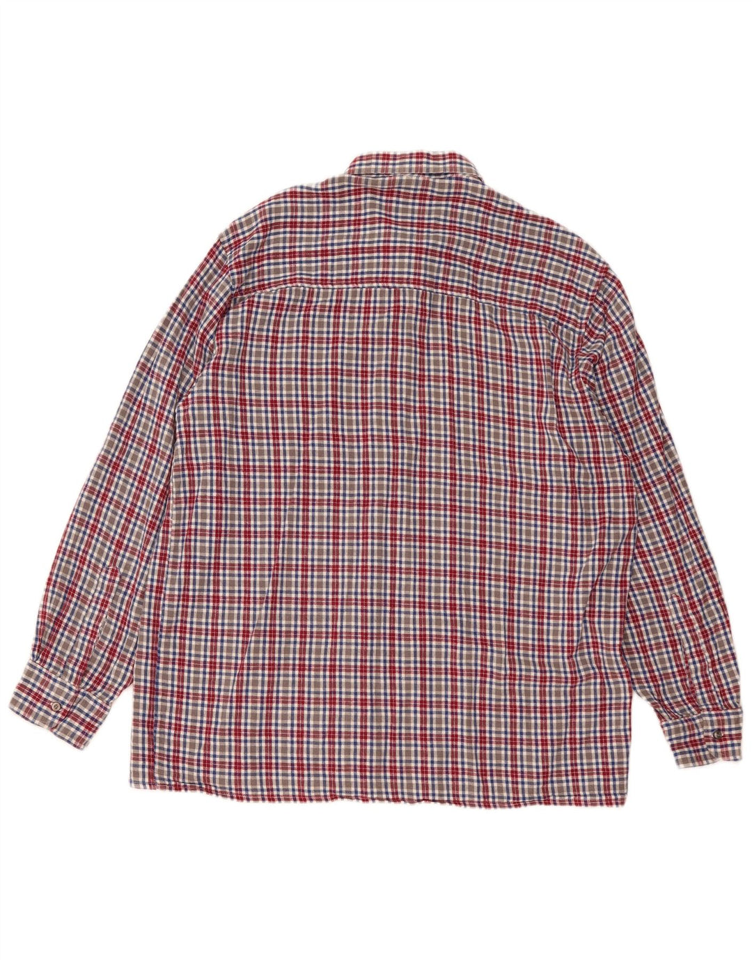 Мужская рубашка Follie, размер 43/44 XL, хлопок в разноцветную клетку
