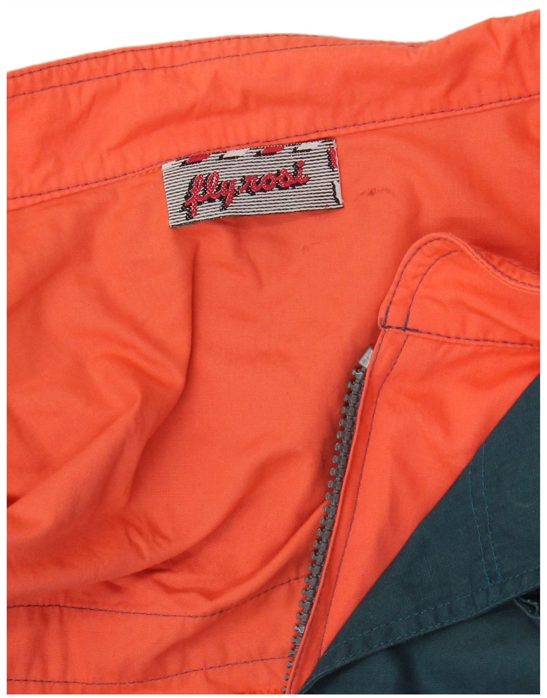 Женский бомбер VINTAGE UK 18 XL, зеленый с цветными блоками