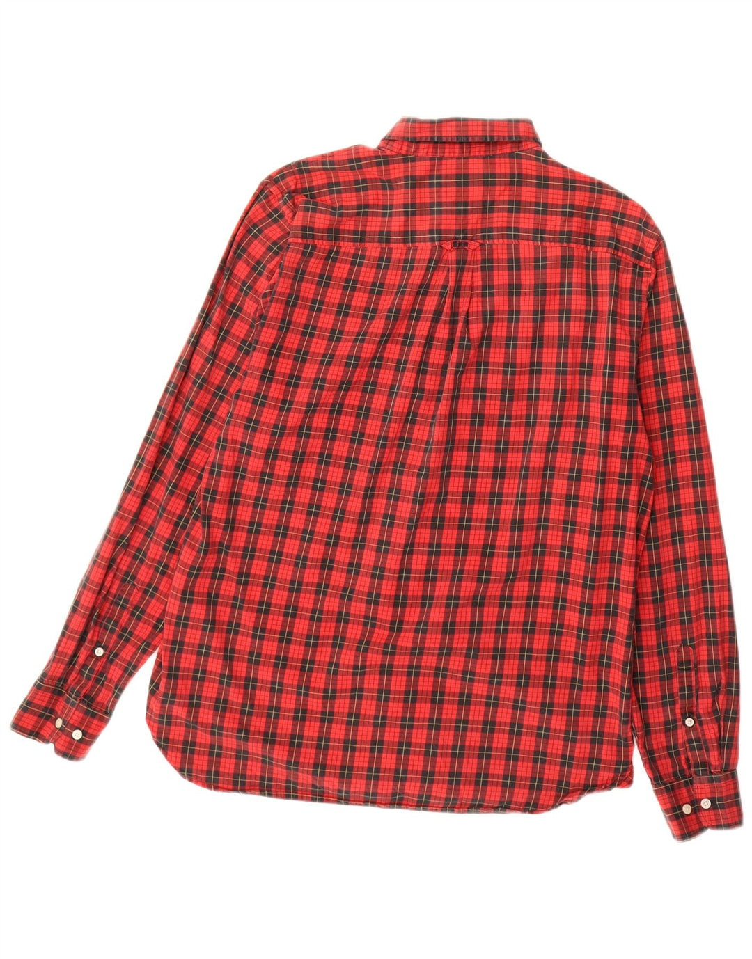 Мужская фланелевая рубашка Superdry, большая красная клетка, хлопок