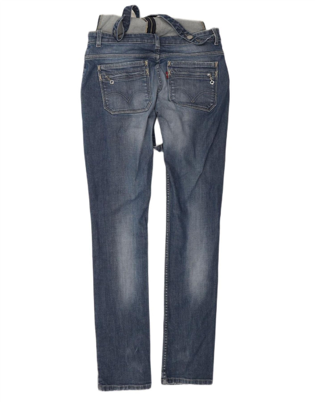 Женский комбинезон Levi's, узкие джинсы W29 L34, синий хлопок
