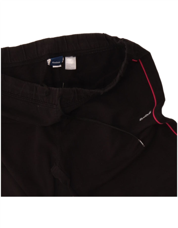 Женские спортивные брюки REEBOK UK 14, большой черный полиэстер