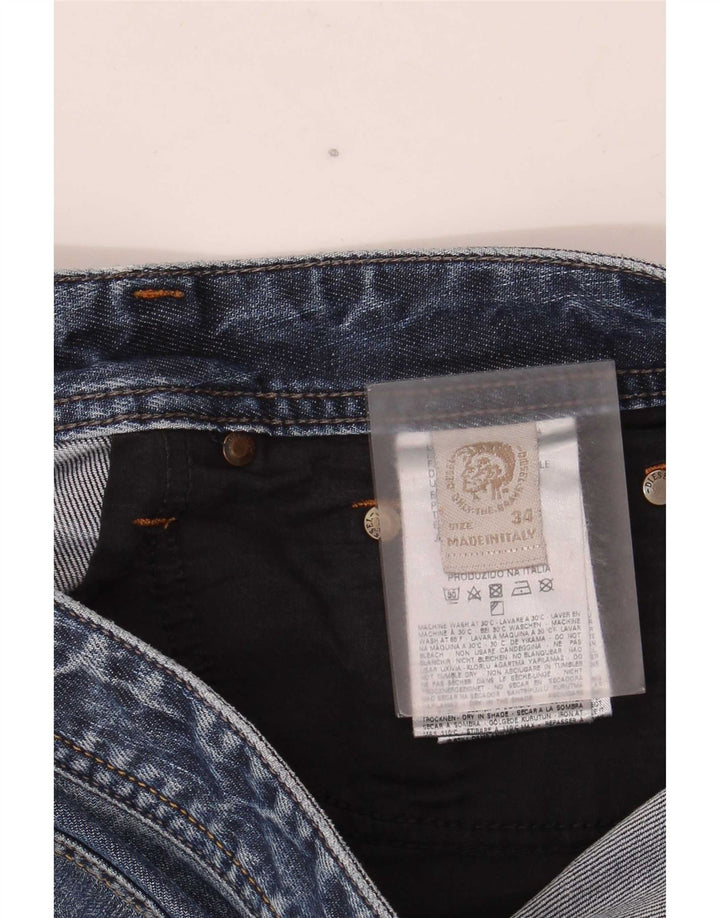 Мужские джинсовые шорты Diesel W34, большие синие, хлопок