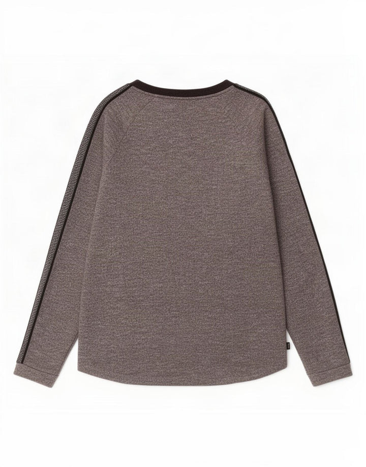 Женский свитер Maison Scotch, размер 2, средний серый, с цветными блоками