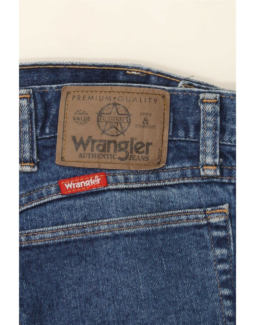 Джинсы мужские прямые Wrangler W36 L29 синие