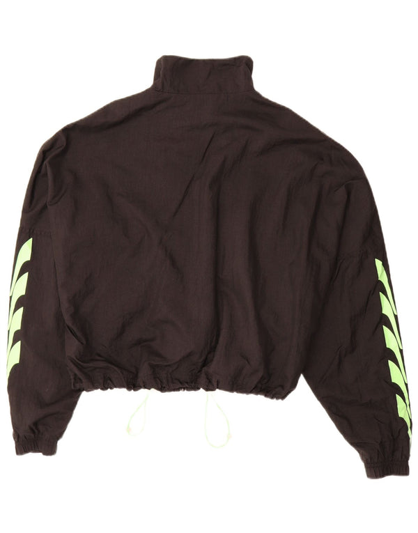 Женский укороченный спортивный костюм с графическим рисунком PUMA UK 14, средний черный нейлон