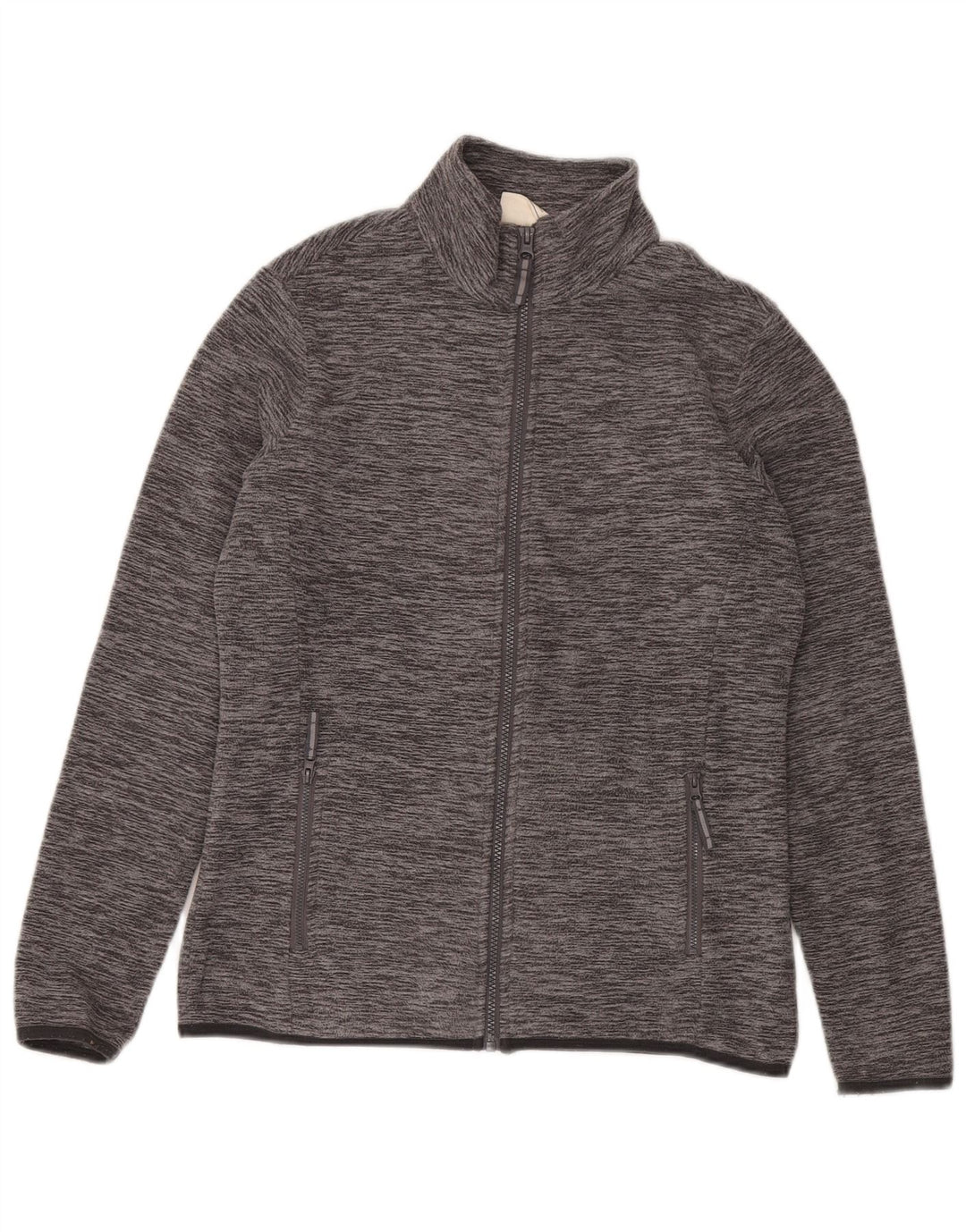 Женская флисовая куртка оверсайз Mountain Warehouse UK 10, маленькая серая в крапинку