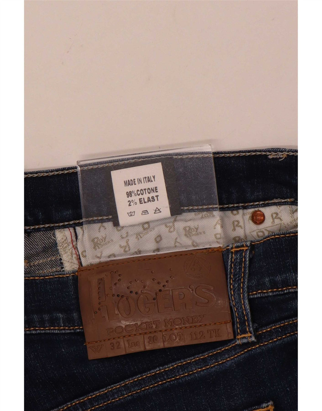 Мужские узкие джинсы Roy Rogers W32 L36, синие, хлопок