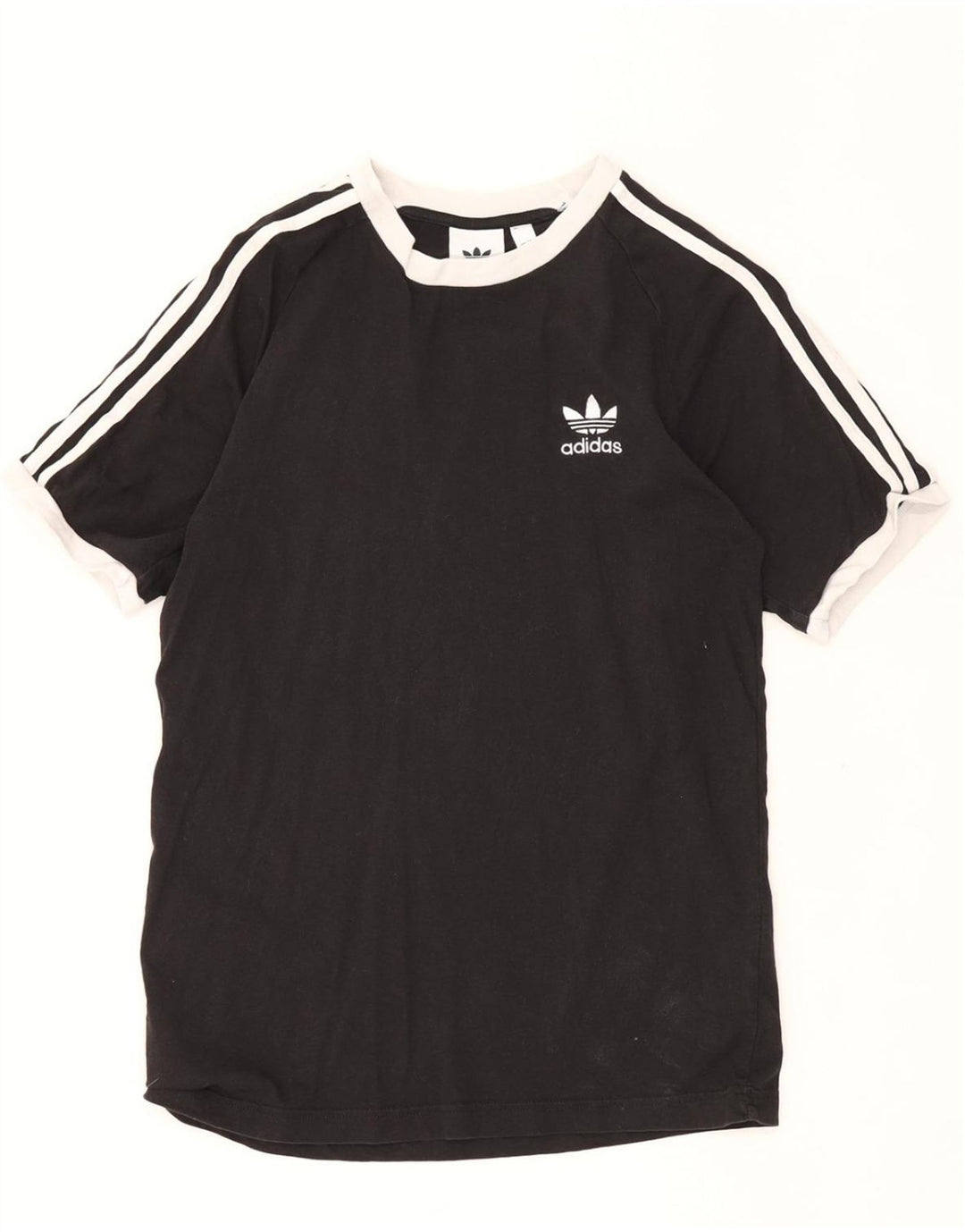 ADIDAS Mens T-Shirt Top Small Black Cotton Vintage Adidas and Second-Hand Adidas from Messina Hembry 
