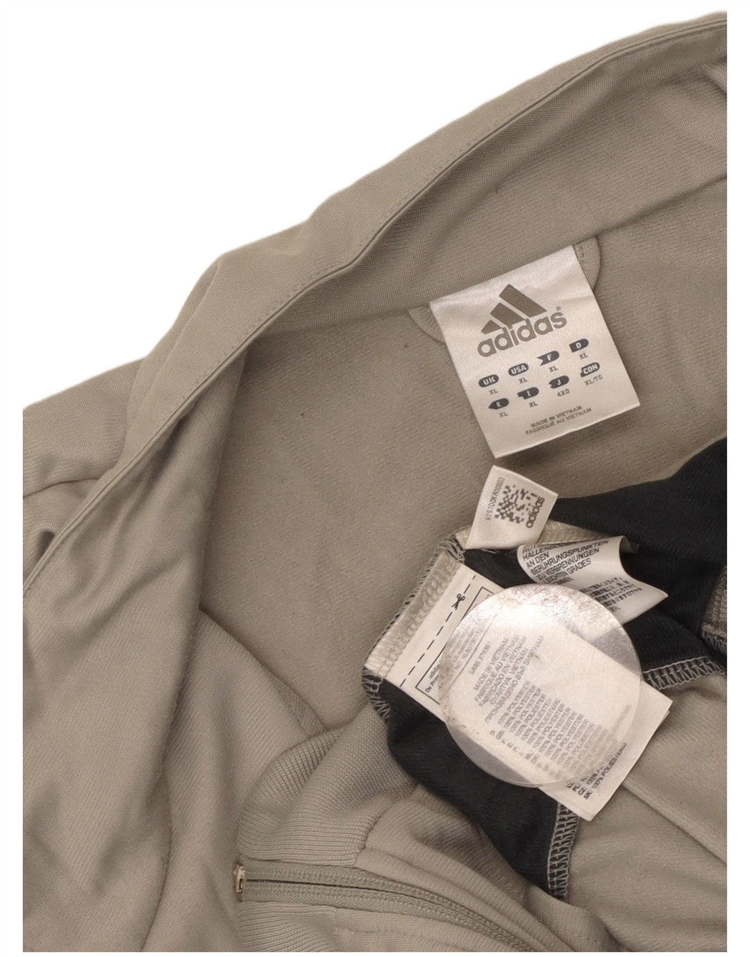 Мужской спортивный костюм Adidas Top Jacket XL Серый полиэстер с цветными блоками