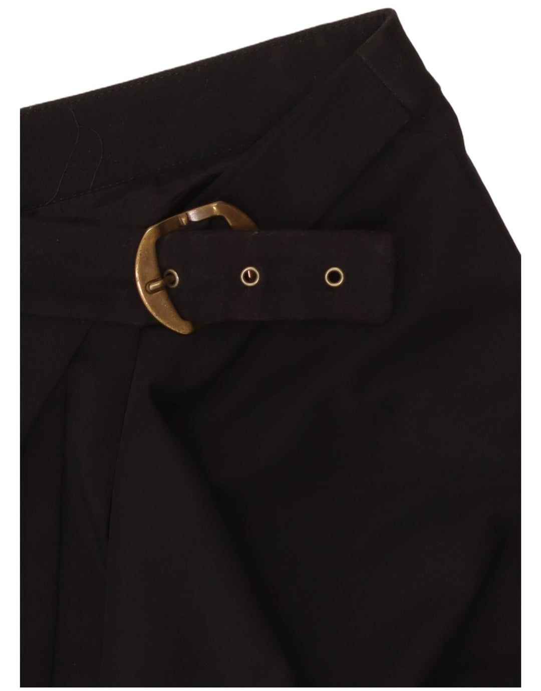 ANGELA MELE Женская юбка с запахом IT 44 Medium W30 Черная шерсть