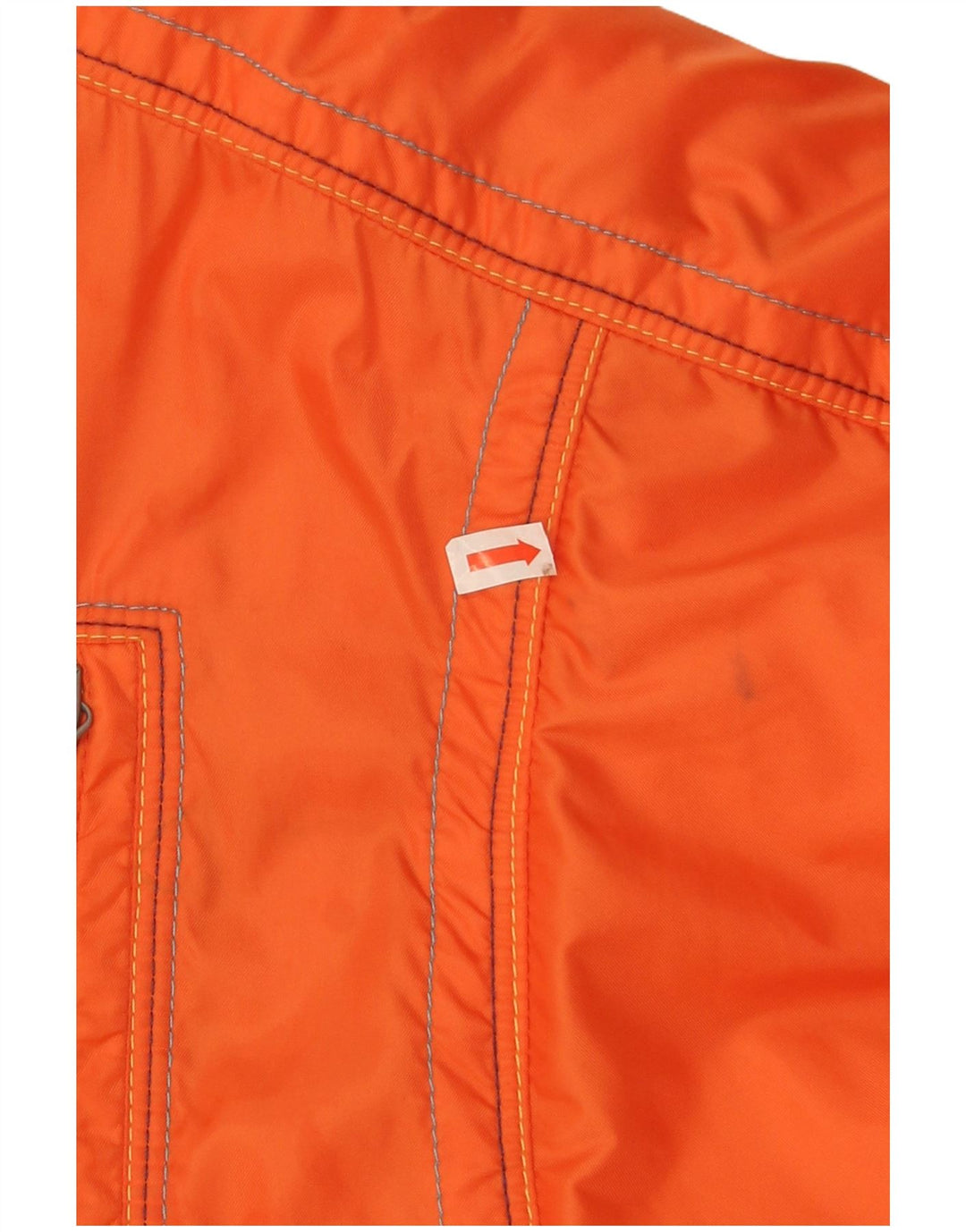 Женская лыжная куртка свободного кроя Ellesse UK 14, большой оранжевый полиамид