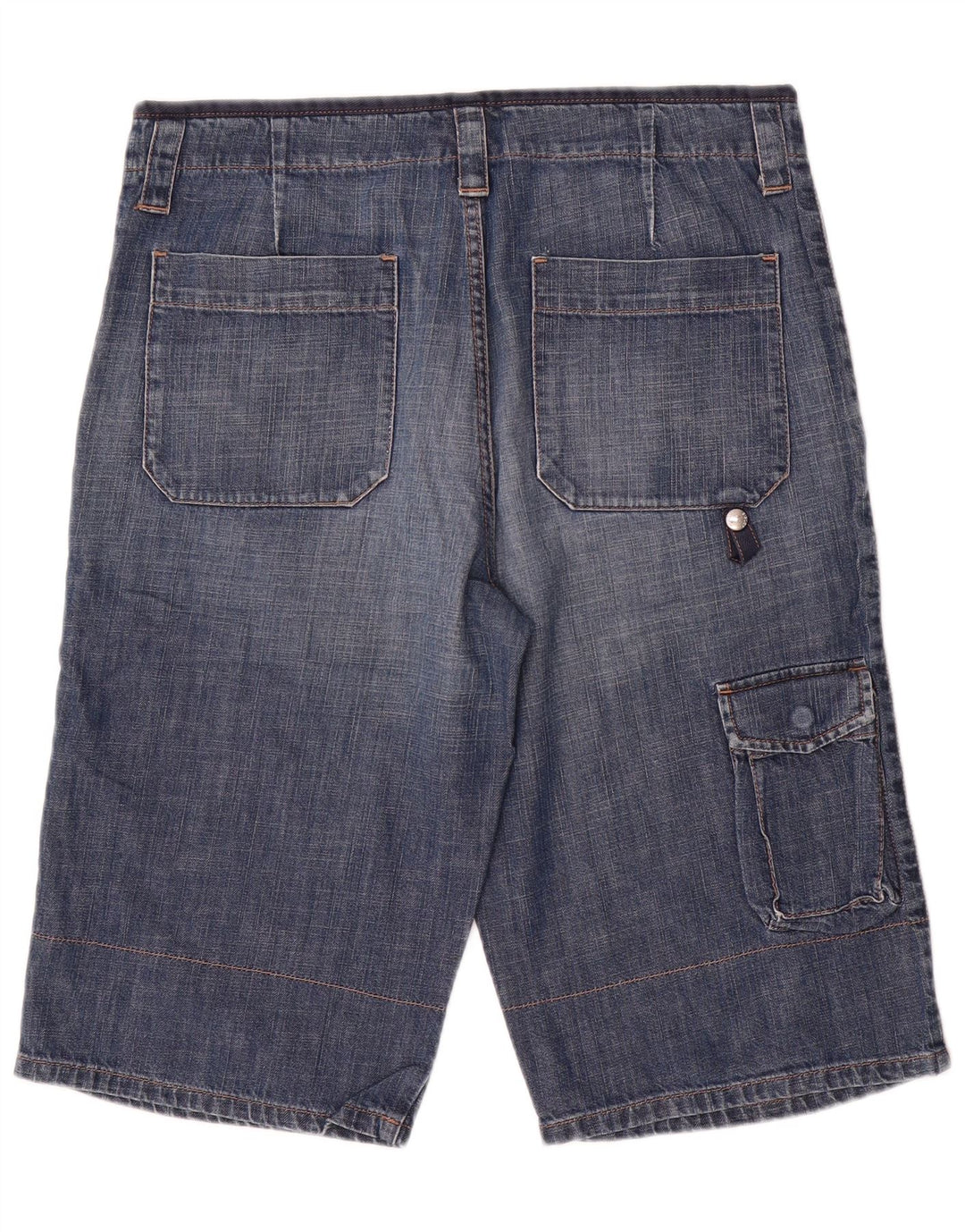Мужские джинсовые шорты карго Sisley IT 48 Medium W34 Синие, хлопок