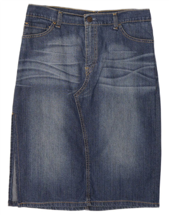 Женская джинсовая юбка Levi's W30, средний синий
